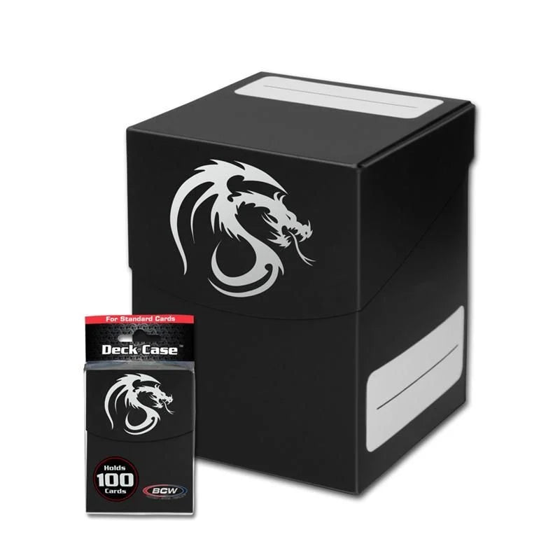 BCW Large Card Deck Box, Black