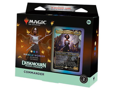 Magic the Gathering Duskmourn: House of Horror Miracle Worker Commander Deck
