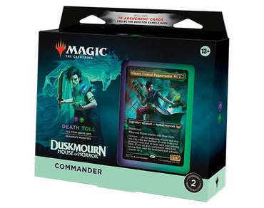Magic the Gathering Duskmourn: House of Horror Death Toll Commander Deck
