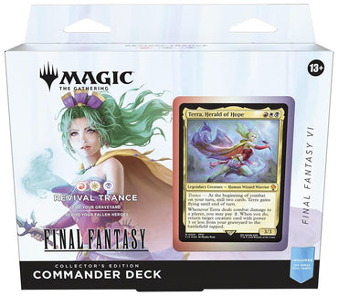 Magic the Gathering Final Fantasy VI Revival Trance Commander Deck Collector's Edition