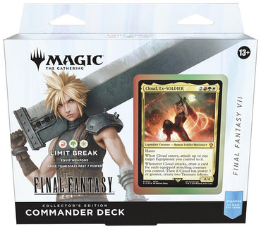 Magic the Gathering Final Fantasy VII Limit Break Commander Deck Collector's Edition