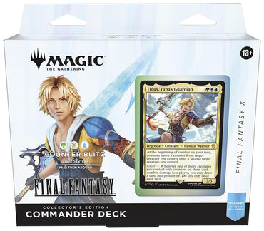 Magic the Gathering Final Fantasy X Counter Blitz Commander Deck Collector's Edition