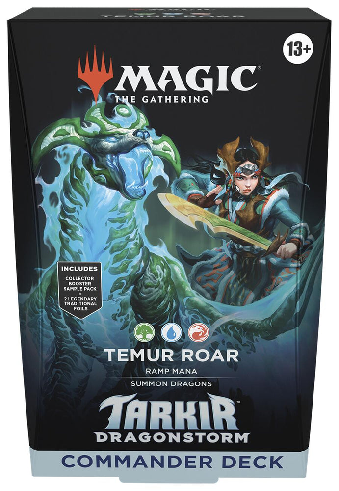 Magic the Gathering Tarkir: Dragonstorm Temur Roar Commander Deck