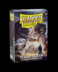 Dragon Shield: 100ct Outer Sleeves, Clear Matte (Standard)