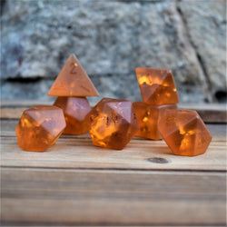 Misty Mountain Gaming Gates of Helheim Raised Lava Glass Dice Set