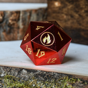 Misty Mountain Gaming Mountain Mana Spindown Metal D20