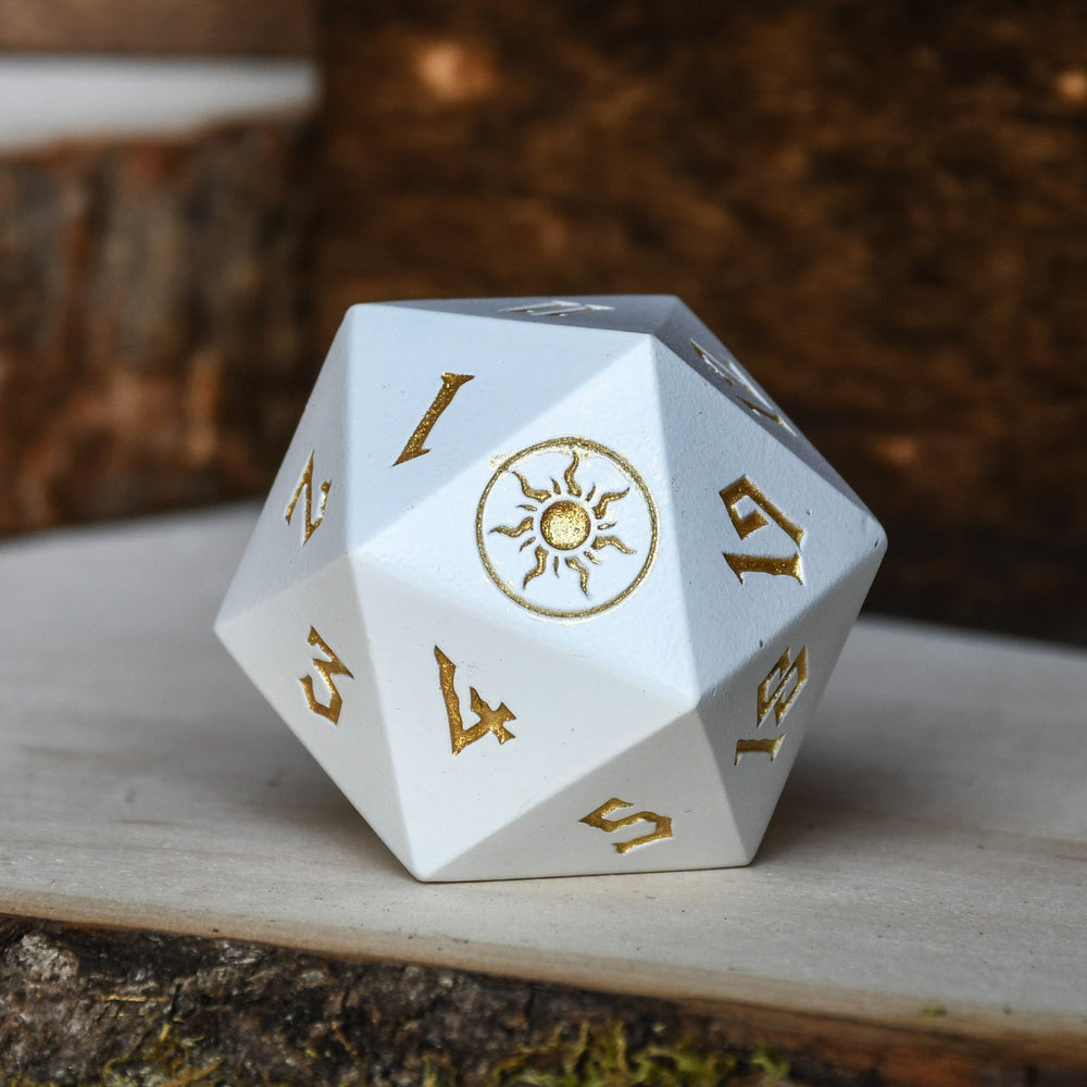 Misty Mountain Gaming Plains Mana Spindown Metal D20
