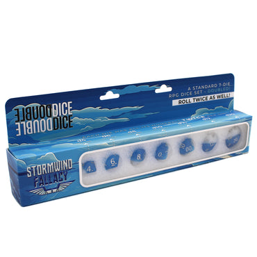 Gate Keeper Games 7-Die Set Double Dice, Stormwind Fallacy