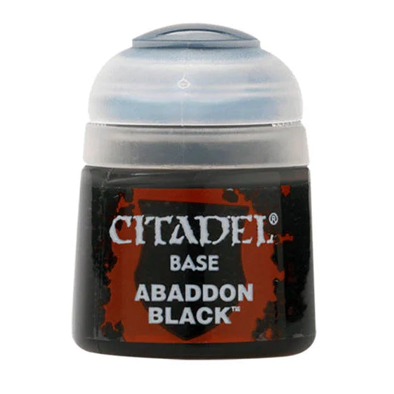 Citadel Base Abaddon Black Paint, 12ml
