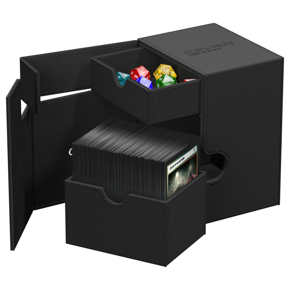 Ultimate Guard FlipnTray 133+ Monocolor, Black