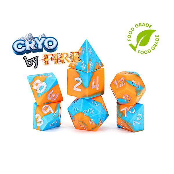 7-Die Set Anti-Stress Dice Cryo by Fire