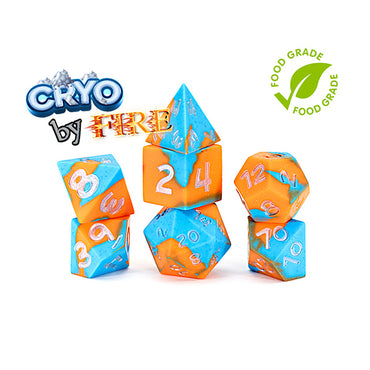 7-Die Set Anti-Stress Dice Cryo by Fire