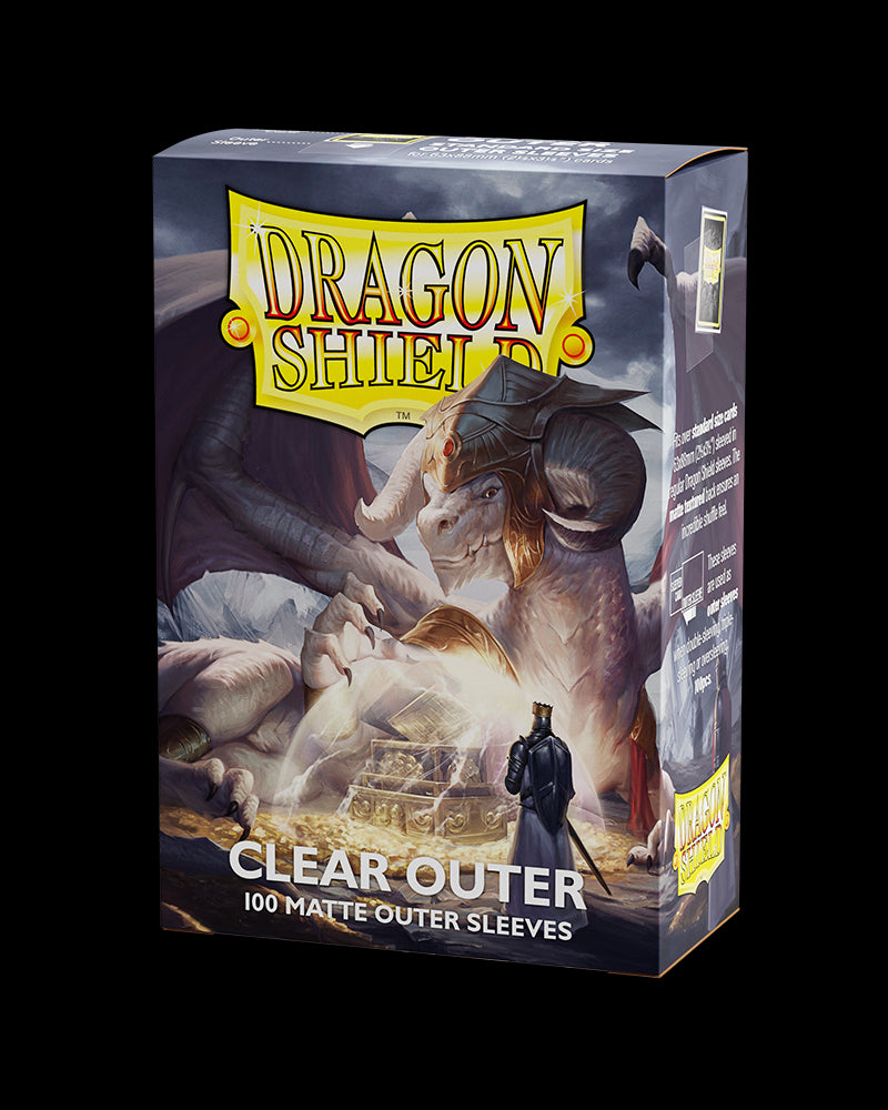 Dragon Shield: 100ct Outer Sleeves, Clear Matte (Standard)
