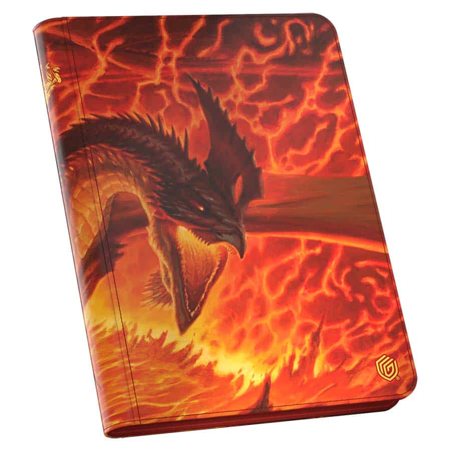 Zipfolio 360 Xenoskin MTG Tarkir Dragonstorm Magmatic Hellguide Card Binder