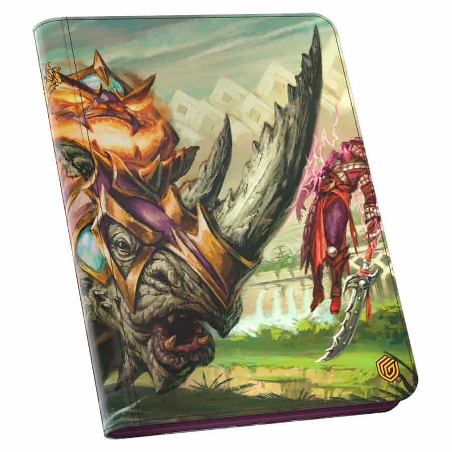 Zipfolio 360 Xenoskin MTG Tarkir Dragonstorm Skirmish Rhino Card Binder