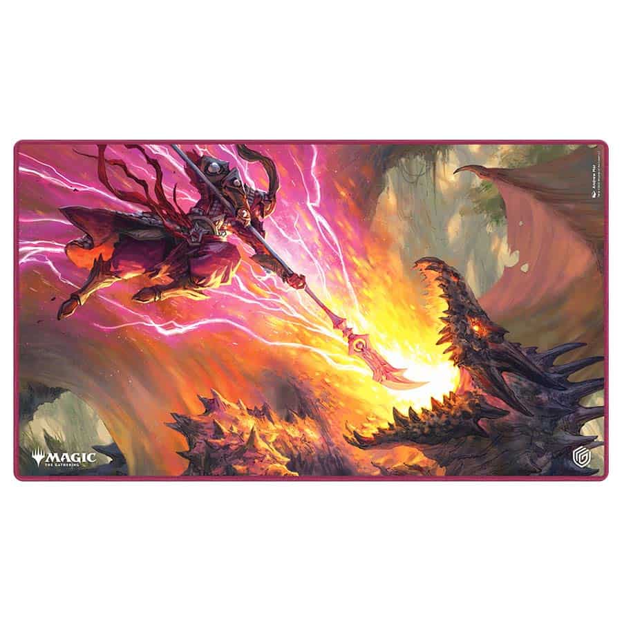 MTG Tarkir Dragonstorm Worthy Cost Game Playmat