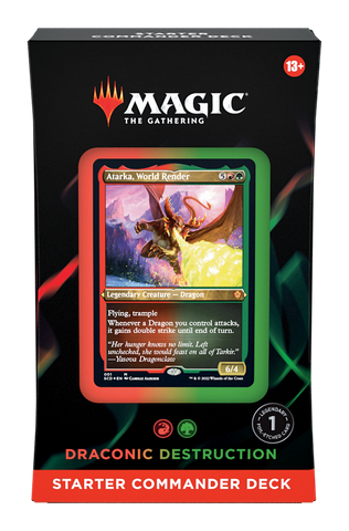 Magic the Gathering Draconic Destruction Starter Commander Deck
