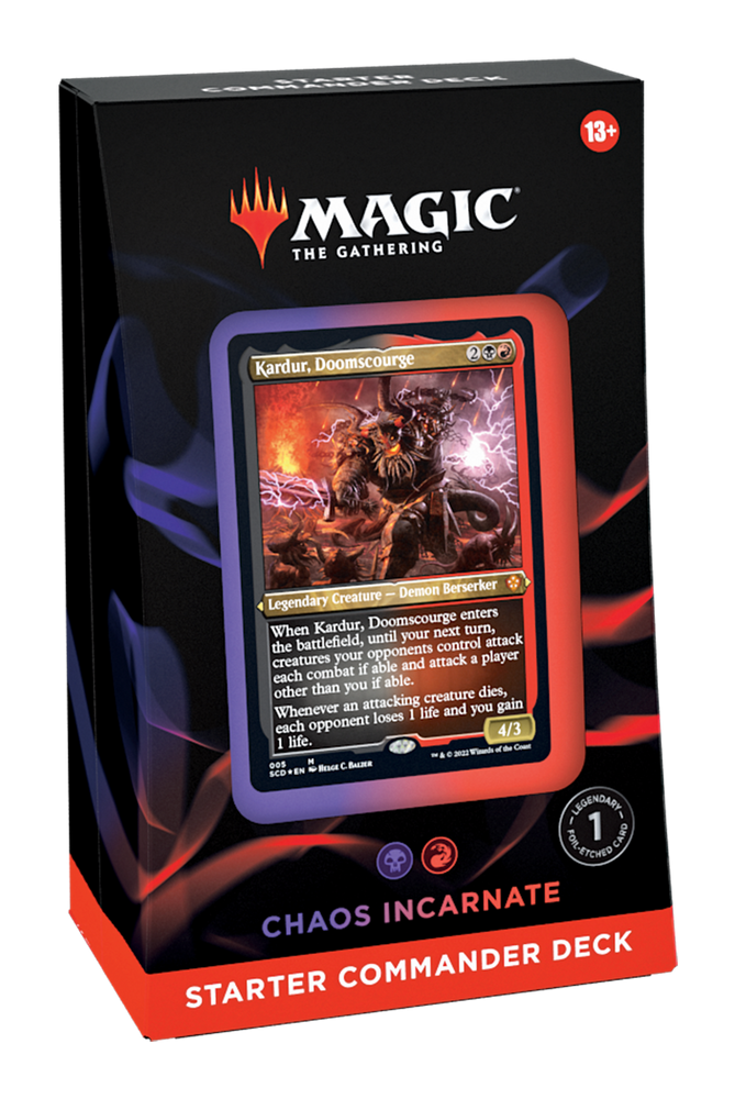 Magic the Gathering Chaos Incarnate Starter Commander Deck