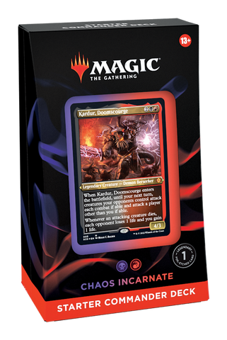 Magic the Gathering Chaos Incarnate Starter Commander Deck