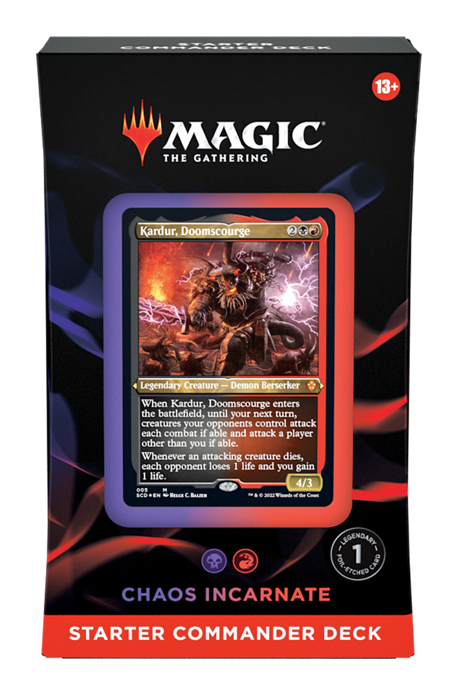 Magic the Gathering Chaos Incarnate Starter Commander Deck