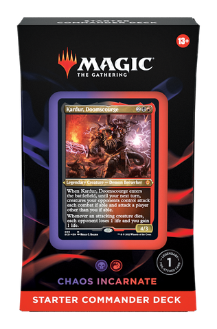 Magic the Gathering Chaos Incarnate Starter Commander Deck