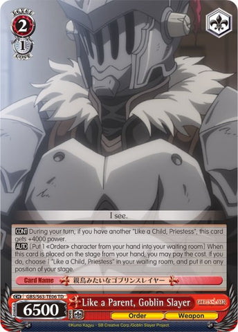 Like a Parent, Goblin Slayer (GBS/S63-TE06 TD) [Goblin Slayer]