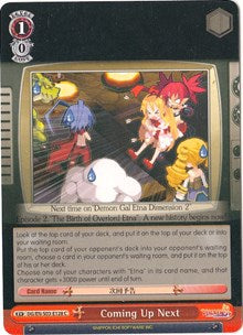 Coming Up Next (DG/EN-S03-E128 C) [Disgaea]