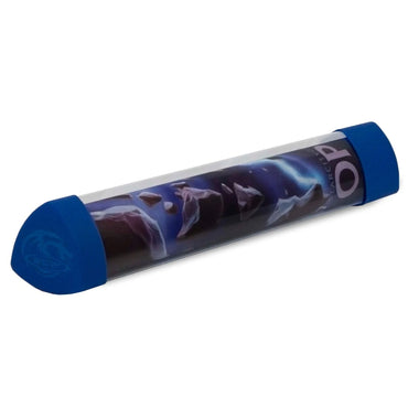 Playmat Carry Tube Holder with Dice Cap, Blue