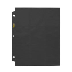 BCW Side Loading 18-Pocket Pro Pages, Black
