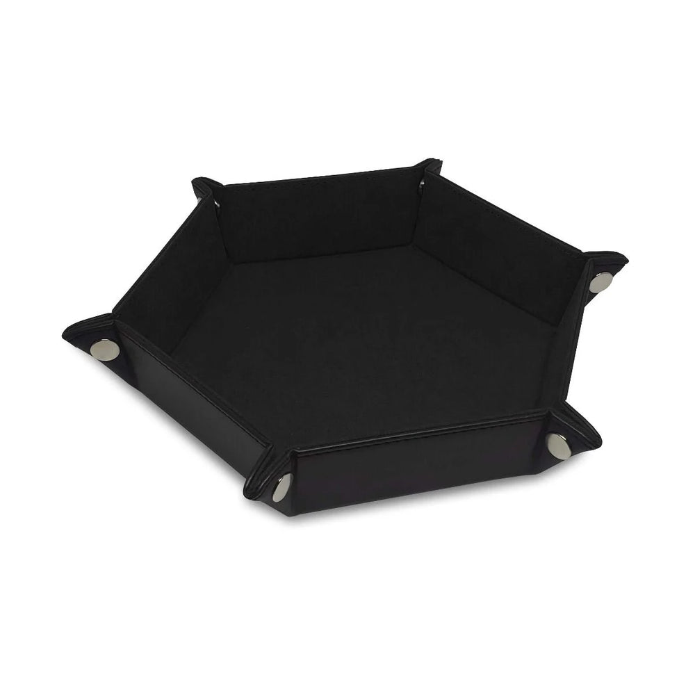 Hexagon Dice Tray, Black