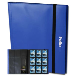 BCW Card Folio Portfolio 9-Pocket Codex Binder Album, Blue