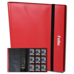 BCW Card Folio Portfolio 9-Pocket Codex Binder Album, Red