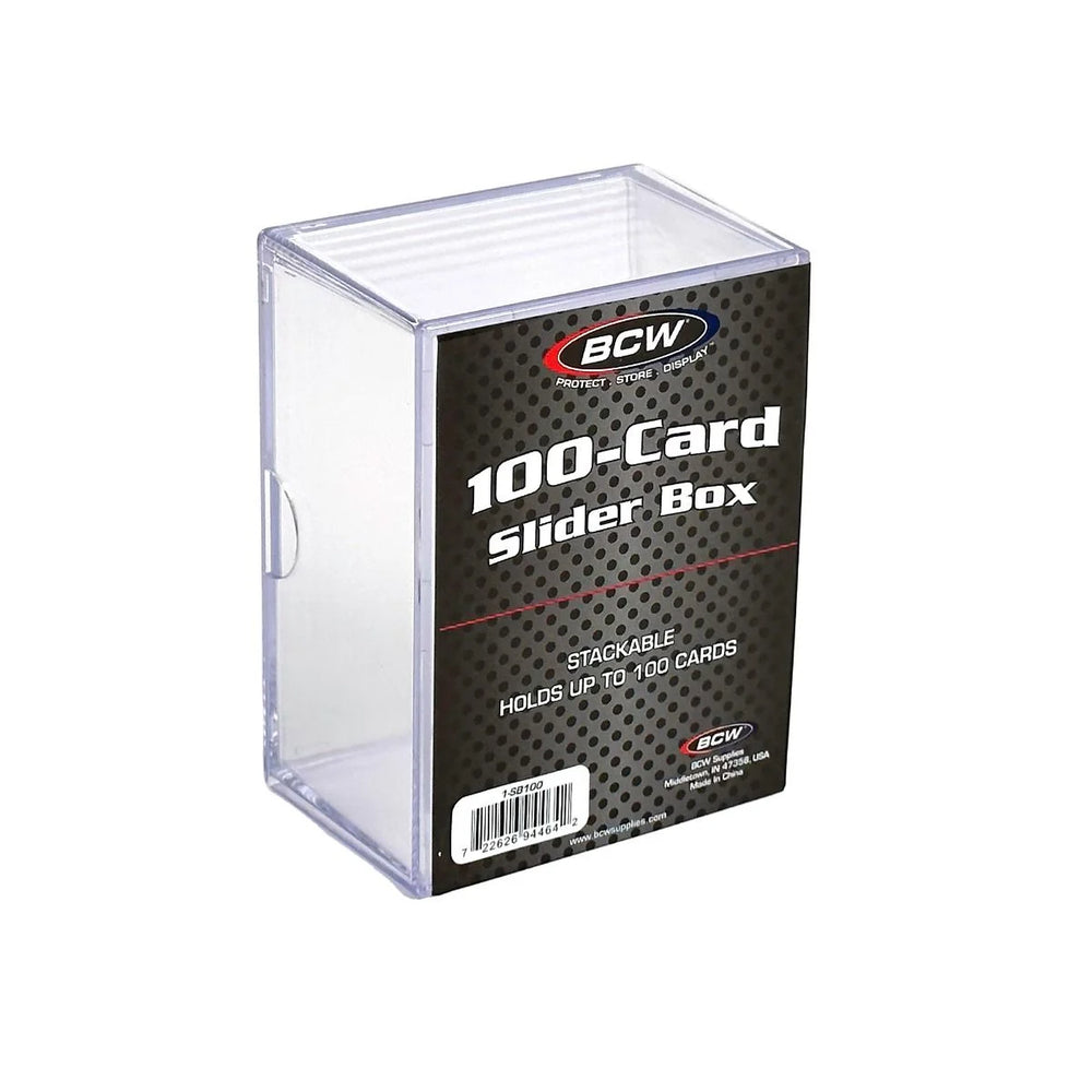 BCW 2-Piece Slider Box, 100 Count
