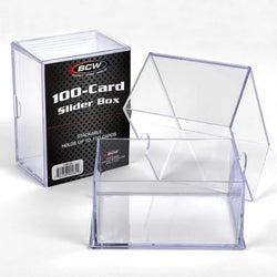 BCW 2-Piece Slider Box, 100 Count