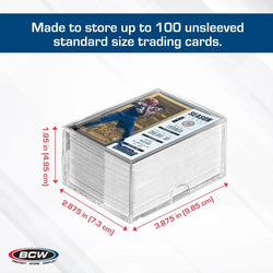 BCW 2-Piece Slider Box, 100 Count