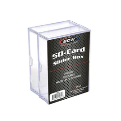 BCW 2-Piece Slider Box 2 Piece, 50 Count