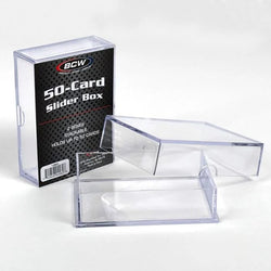 BCW 2-Piece Slider Box 2 Piece, 50 Count