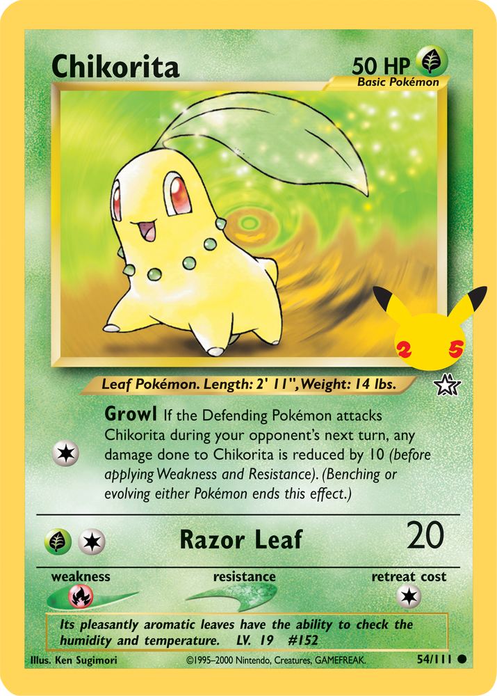 Chikorita (54/111) [First Partner Pack]