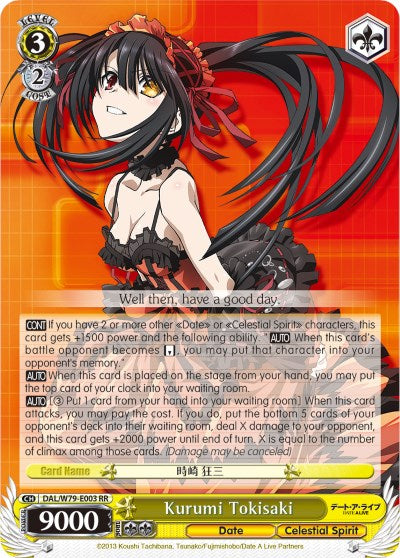 Kurumi Tokisaki (DAL/W79-E003 RR) [Date A Live]