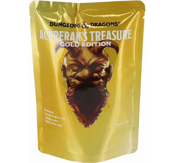 Acererak's Treasure Gold Edition Pack Dice Set