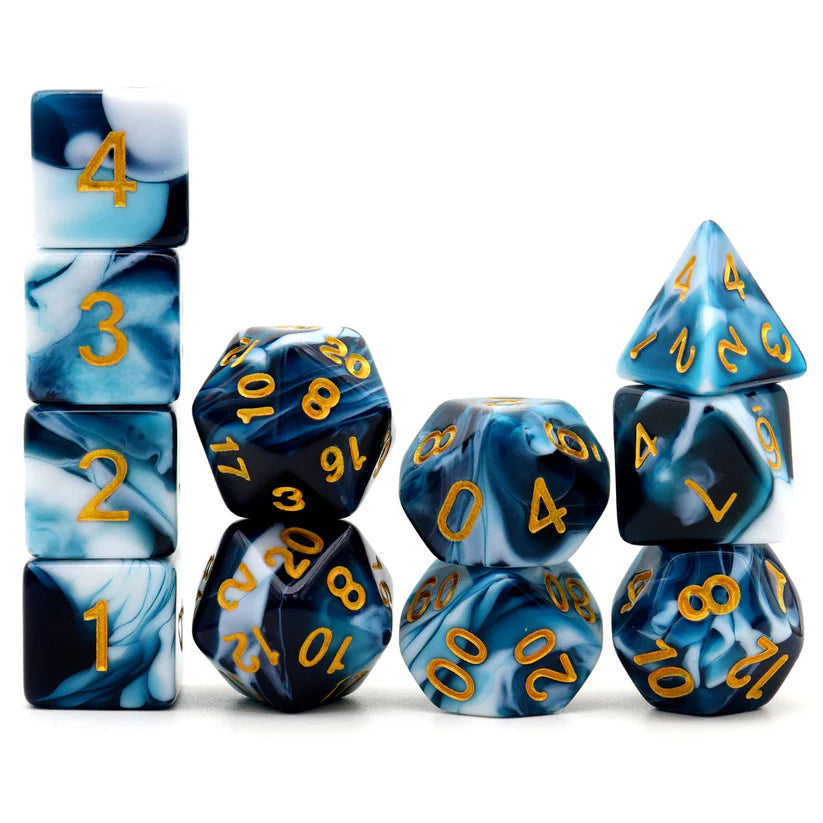 Gemini Dice, Blue White