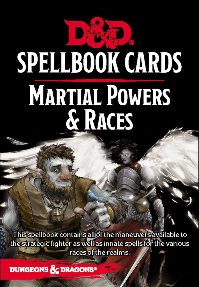 Dungeons & Dragons RPG: Spellbook Cards, Martial Powers & Races Deck (61 cards)