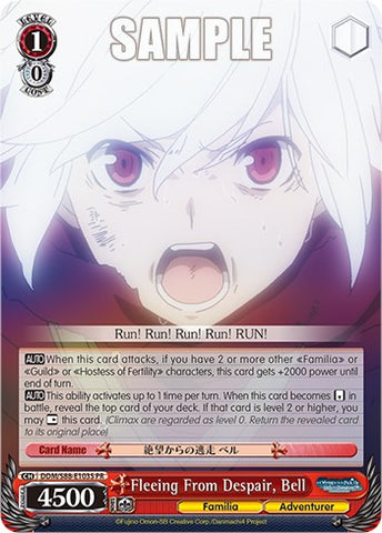 Fleeing From Despair, Bell (DDM/S88-E103S PR) [Is it Wrong to Try to Pick Up Girls in a Dungeon?]