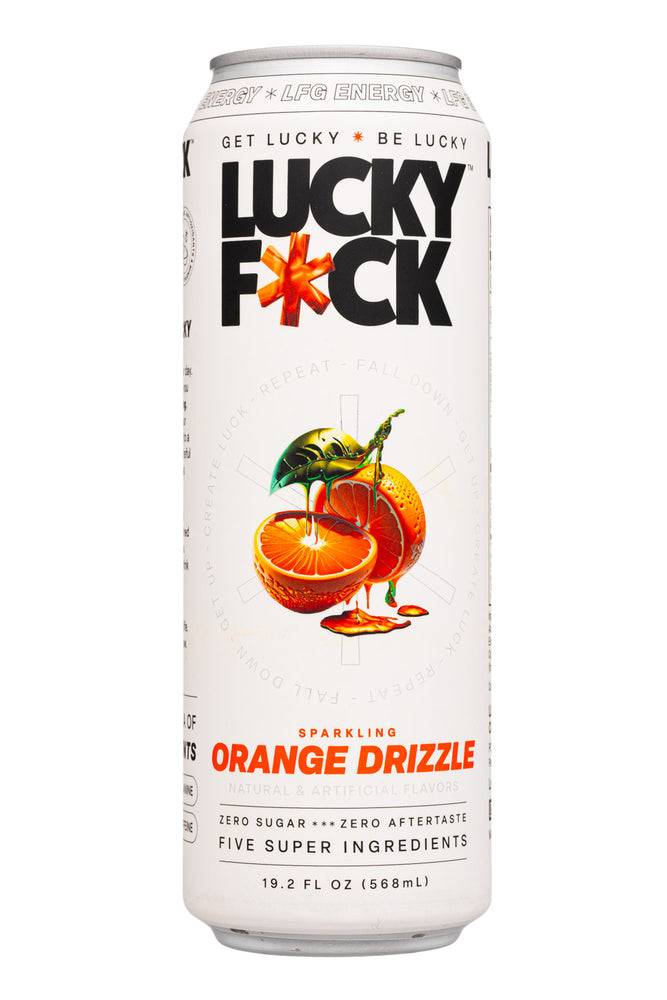 Lucky F*ck Energy Drink, Orange Drizzle (16oz.)