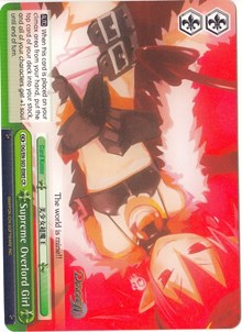 Supreme Overlord Girl (DG/EN-S03-E085 CR) [Disgaea]
