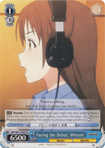 Facing the Debut, Minami (IMC/W41-TE49 TD) [The iDOLM@STER Cinderella Girls]