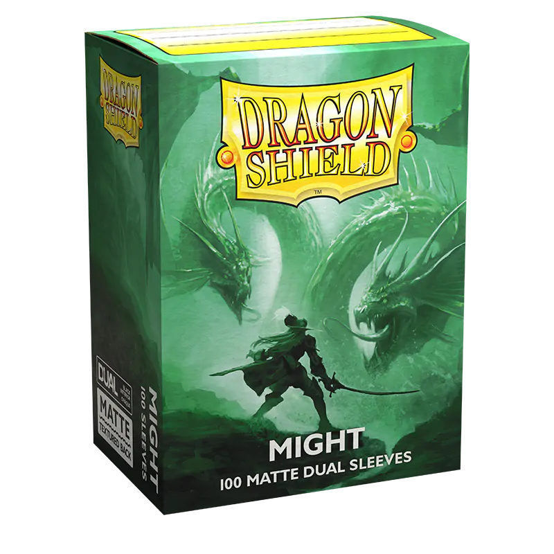 Dragon Shield: Standard 100ct Sleeves - Might (Dual Matte)