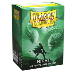 Dragon Shield: Standard 100ct Sleeves - Might (Dual Matte)