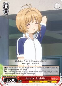 Sakura: Athletic (CCS/WX01-T09 TD) [Cardcaptor Sakura: Clear Card]