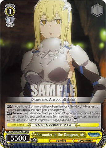 Encounter in the Dungeon, Ais (DDM/S88-TE05 TD) [Is it Wrong to Try to Pick Up Girls in a Dungeon?]